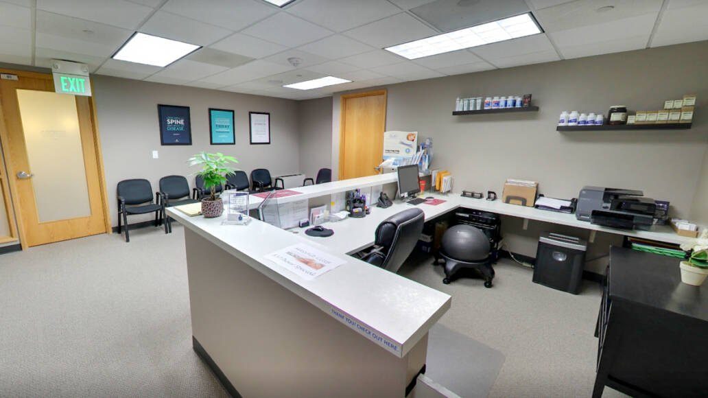 Reception desk